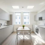 Clean office staff kitchen and break room cleaned by DustBlasters in Peterborough